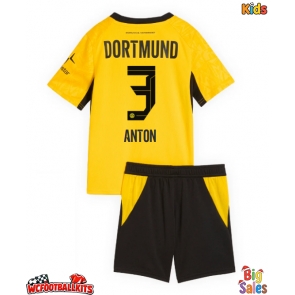 Borussia Dortmund Waldemar Anton #3 Replica Home Stadium Kit for Kids 2026-27 Short Sleeve (+ pants)